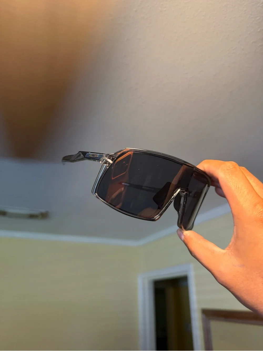 Black Rectangular Men’s Sunglasses - Unbranded Oakleys